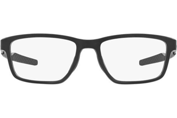 Okulary korekcyjne Oakley Metalink High Resolution Collection OX8153-10 Prostokątne Czarne