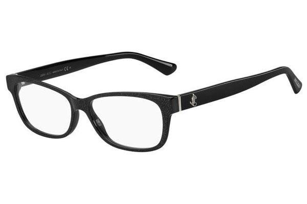 Okulary korekcyjne Jimmy Choo JC278 DXF Prostokątne Czarne
