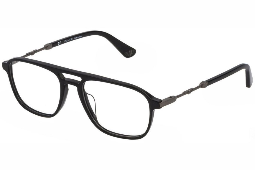 Okulary korekcyjne Police Milestone 1 VPLD13 0700 Pilotki (Aviator) Czarne