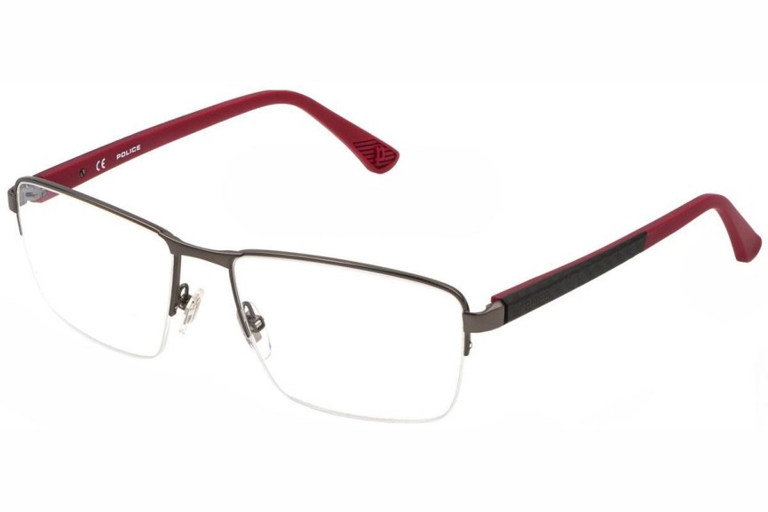 Okulary korekcyjne Police Zenith 4 VPLD10 0627 Prostokątne Szare