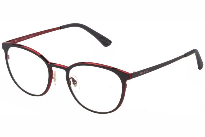 Okulary korekcyjne Police Apex 1 VPLB58 08HR Prostokątne Czerwone