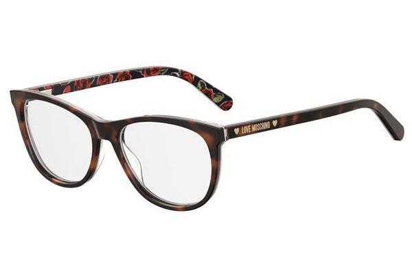 Okulary korekcyjne Love Moschino MOL524 05L Okrągłe Havana