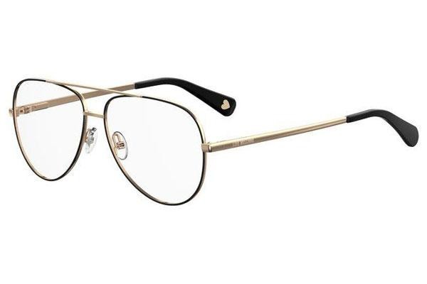 Okulary korekcyjne Love Moschino MOL531 807 Pilotki (Aviator) Złote