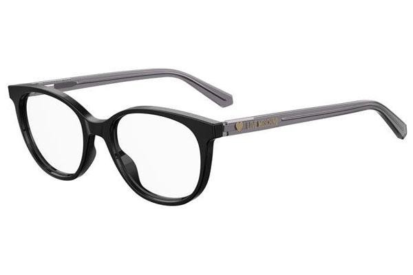 Okulary korekcyjne Love Moschino MOL543 807 Okrągłe Czarne