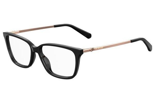 Okulary korekcyjne Love Moschino MOL550 807 Prostokątne Czarne