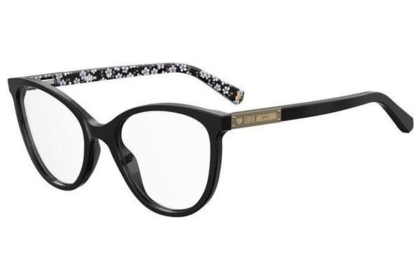 Okulary korekcyjne Love Moschino MOL574 807 Kocie oczy Czarne
