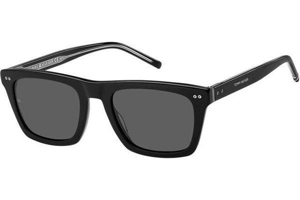 Okulary przeciwsłoneczne Tommy Hilfiger TH1890/S 807/IR Kwadratowe Czarne