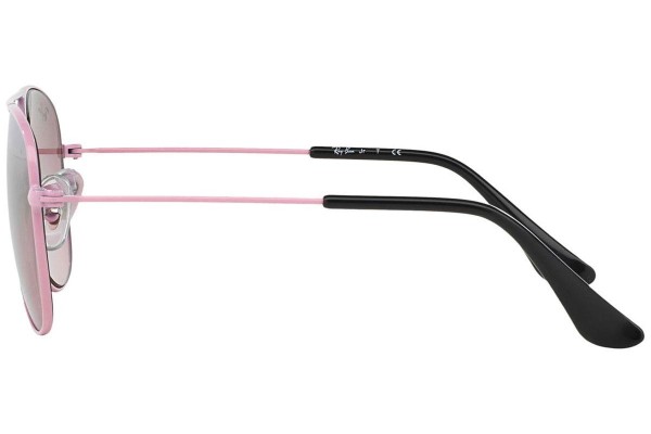 Okulary przeciwsłoneczne Ray-Ban Junior Aviator Junior RJ9506S 211/7E Pilotki (Aviator) Różowe