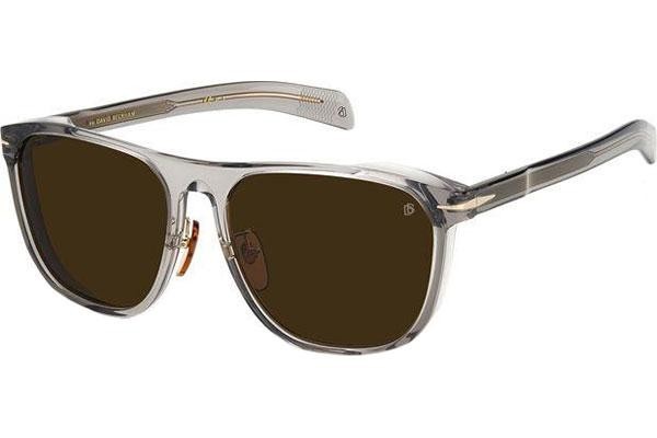 Ochelari de soare David Beckham DB7064/F/S KB7/70 Rotunzi Gri