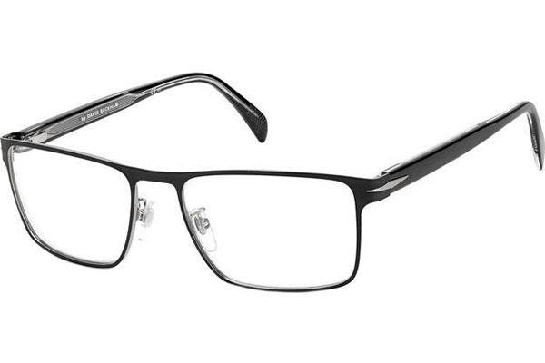 Okulary korekcyjne David Beckham DB1067 TI7 Prostokątne Czarne