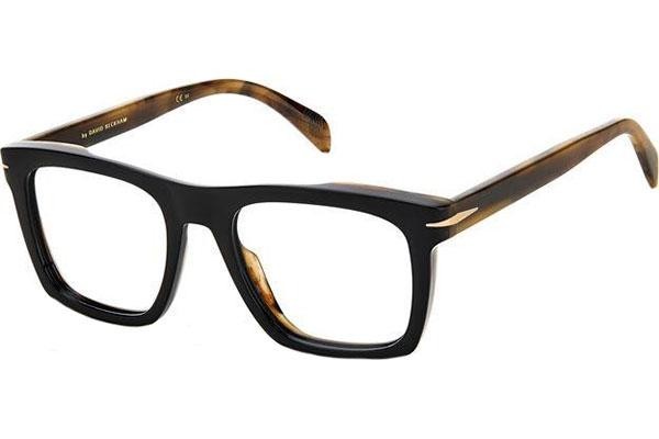 Okulary korekcyjne David Beckham DB7020 37N Kwadratowe Czarne