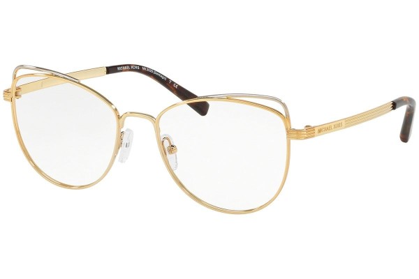 Okulary korekcyjne Michael Kors Santiago MK3025 1212 Kocie oczy Złote