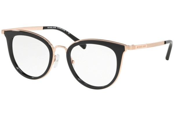 Okulary korekcyjne Michael Kors Aruba MK3026 3332 Kocie oczy Czarne