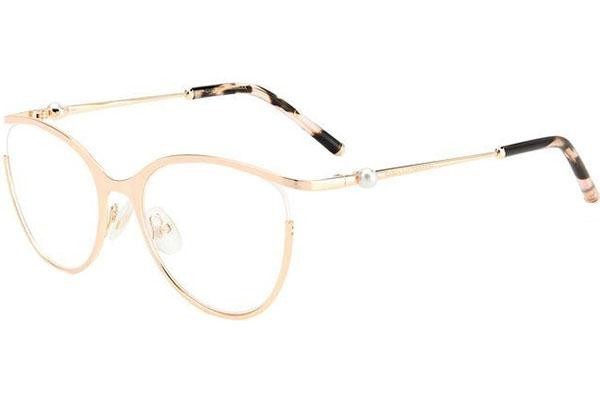 Okulary korekcyjne Carolina Herrera CH0007 DDB Kocie oczy Złote