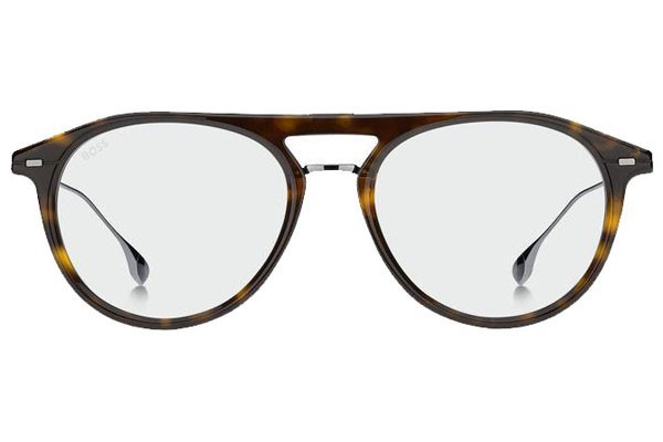 Okulary korekcyjne BOSS BOSS1358/BB 086/G6 blue-light [non-prescription] Pilotki (Aviator) Havana