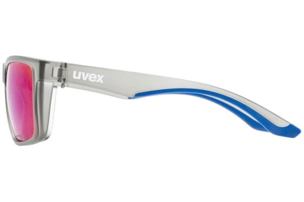 Okulary przeciwsłoneczne uvex lgl 50 cv Smoke Mat S3 Kwadratowe Szare