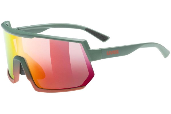 Napszemüvegek uvex sportstyle 235 Moss Grapefruit Mat S2 Single Lens | Shield Zöld