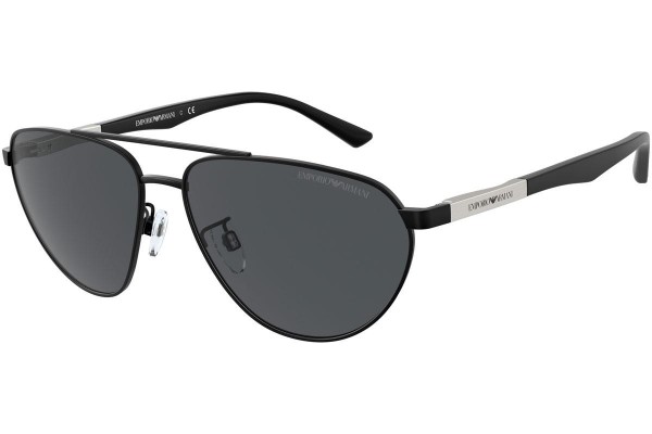 Okulary przeciwsłoneczne Emporio Armani EA2125 300187 Pilotki (Aviator) Czarne