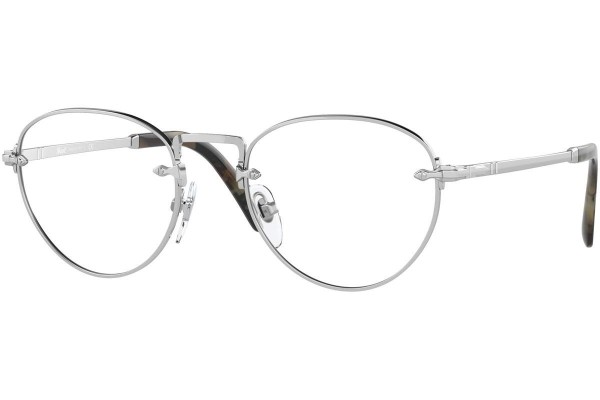 Okulary korekcyjne Persol PO2491V 1122 Okrągłe Srebrne