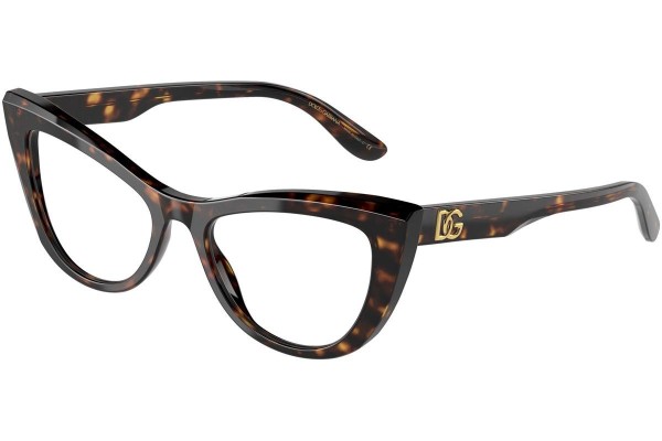 Okulary korekcyjne Dolce & Gabbana DG3354 502 Kocie oczy Havana
