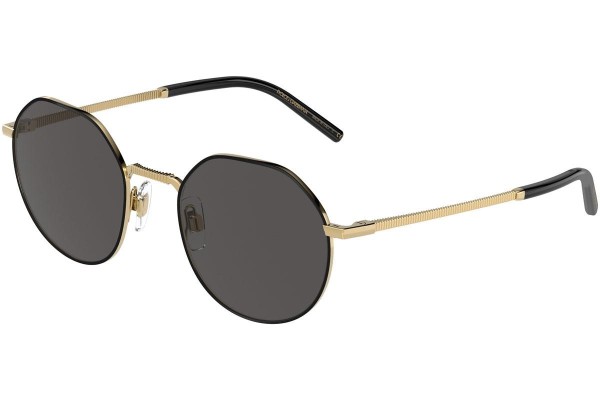 Okulary przeciwsłoneczne Dolce & Gabbana DG2286 02/87 Okrągłe Złote