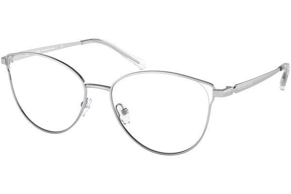 Okulary korekcyjne Michael Kors Sanremo MK3060 1153 Kocie oczy Srebrne