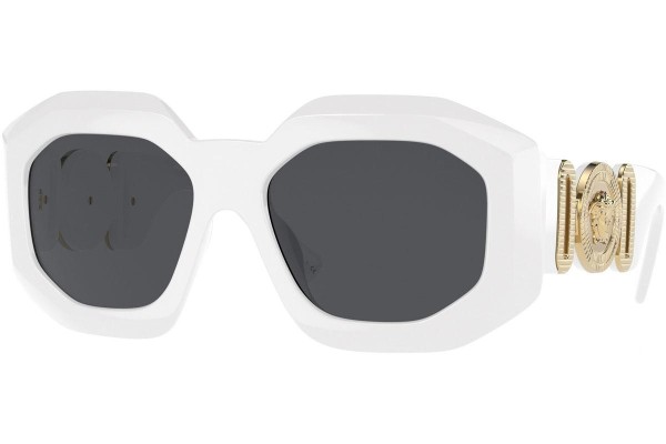 Okulary przeciwsłoneczne Versace VE4424U 314/87 Kwadratowe Białe