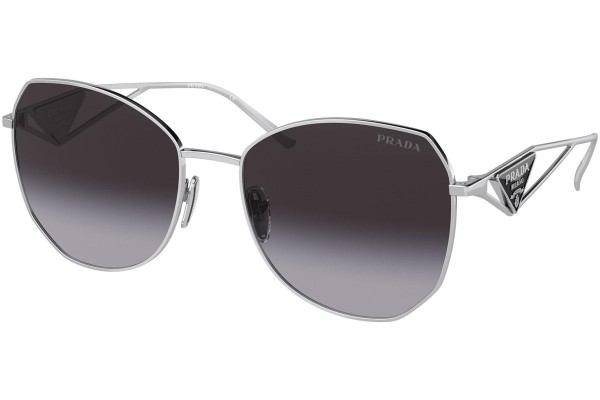Okulary przeciwsłoneczne Prada PR57YS 1BC5D1 Okrągłe Srebrne