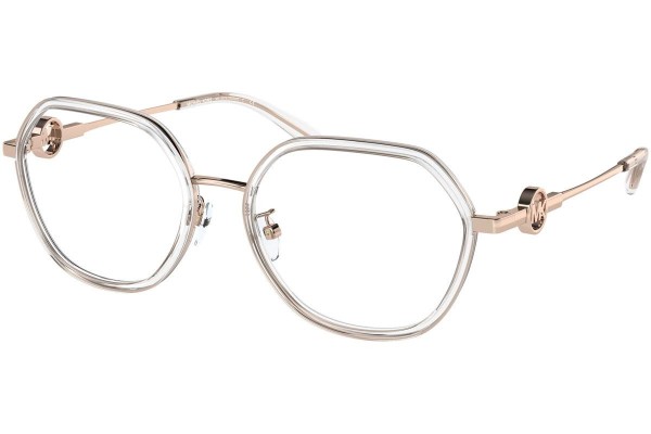Okulary korekcyjne Michael Kors Atitlan MK3057 1203 Kwadratowe Przezroczyste