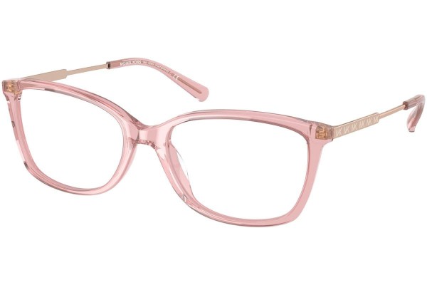 Okulary korekcyjne Michael Kors Pamplona MK4092 3101 Prostokątne Różowe
