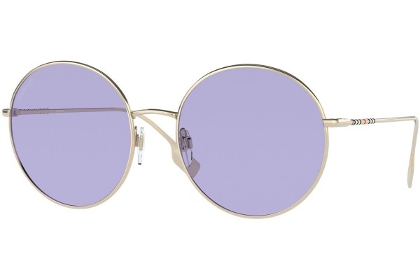 Okulary przeciwsłoneczne Burberry Pippa BE3132 11091A Okrągłe Złote