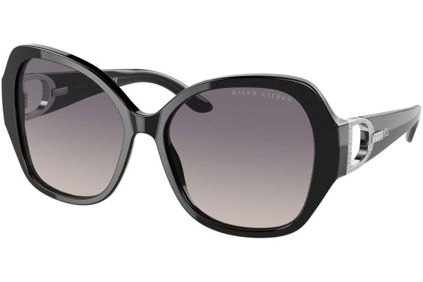 Okulary przeciwsłoneczne Ralph Lauren RL8202B 5001V6 Kocie oczy Czarne