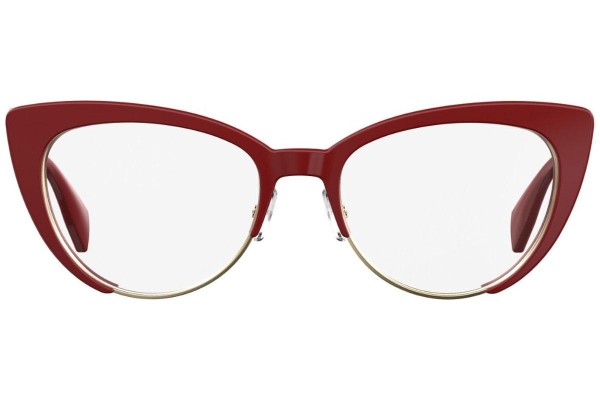 Okulary korekcyjne Moschino MOS521 C9A Kocie oczy Czerwone
