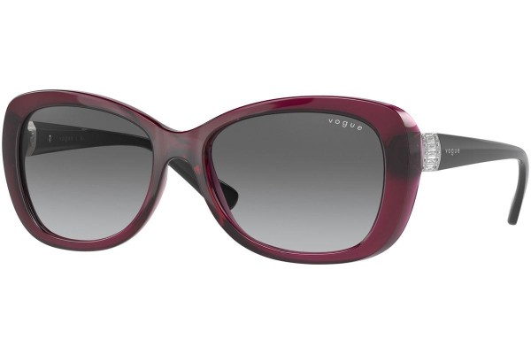 Okulary przeciwsłoneczne Vogue Eyewear VO2943SB 298911 Oversize Czerwone