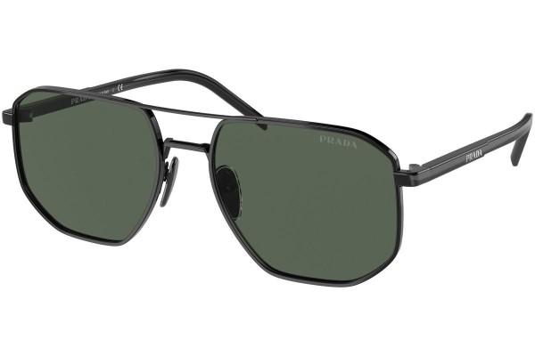 Okulary przeciwsłoneczne Prada PR59YS 1AB728 Kwadratowe Czarne