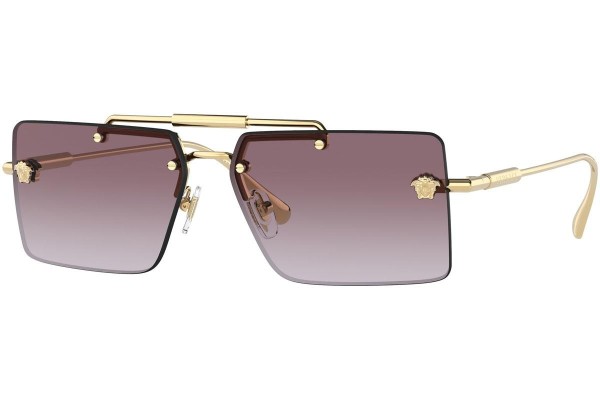 Okulary przeciwsłoneczne Versace VE2245 10028H Prostokątne Złote