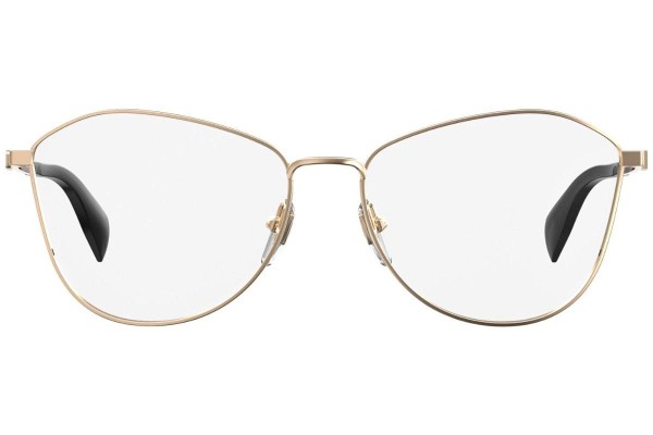 Okulary korekcyjne Moschino MOS520 000 Kocie oczy Złote
