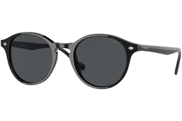 Okulary przeciwsłoneczne Vogue VO5327S W44/87 Okrągłe Czarne