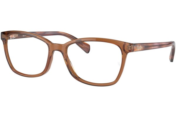Okulary korekcyjne Ray-Ban RX5362 8179 Kwadratowe Brązowe
