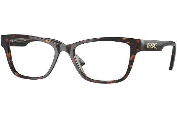 Okulary korekcyjne Versace VE3316 108 Kwadratowe Havana