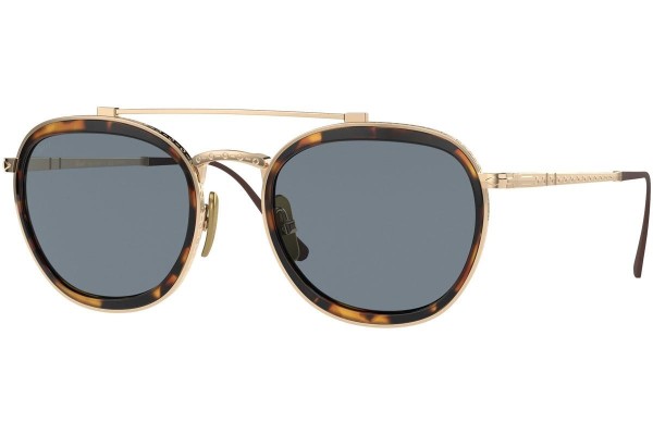 Okulary przeciwsłoneczne Persol PO5008ST 801356 Okrągłe Złote