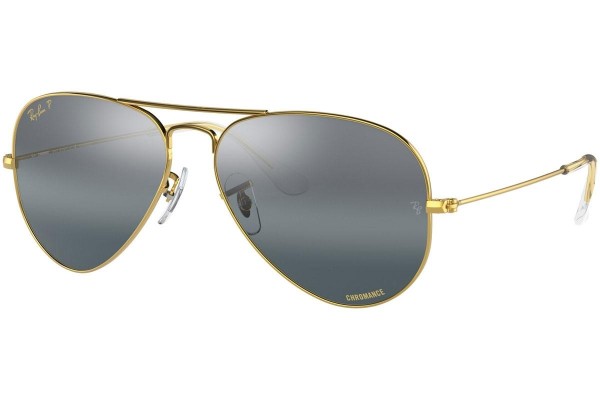 Слънчеви очила Ray-Ban Aviator Chromance Collection RB3025 9196G6 Polarized Пилотни Златна