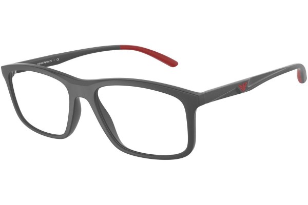 Okulary korekcyjne Emporio Armani EA3196 5437 Prostokątne Szare