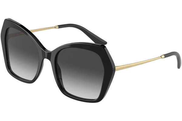 Okulary przeciwsłoneczne Dolce & Gabbana DG4399 501/8G Kocie oczy Czarne
