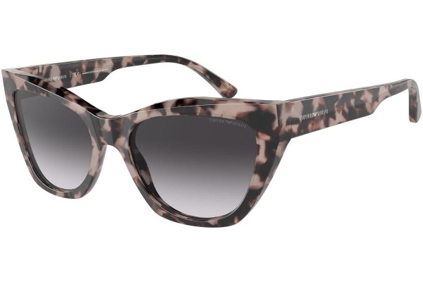 Okulary przeciwsłoneczne Emporio Armani EA4176 54108G Kocie oczy Havana