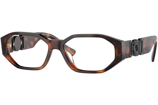 Okulary korekcyjne Versace VE3320U 5217 Prostokątne Havana