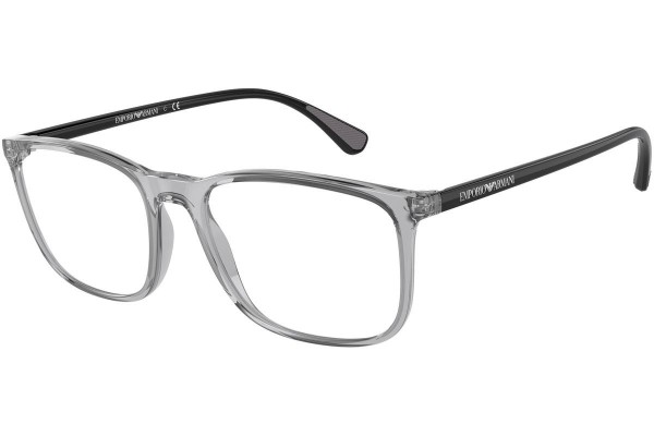 Okulary korekcyjne Emporio Armani EA3177 5090 Kwadratowe Szare