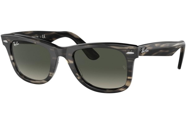 Okulary przeciwsłoneczne Ray-Ban Wayfarer RB2140 136071 Kwadratowe Szare