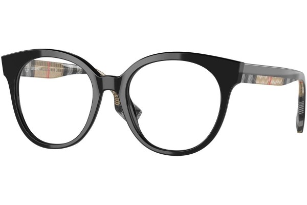 Okulary korekcyjne Burberry Jacqueline BE2356 3942 Okrągłe Czarne