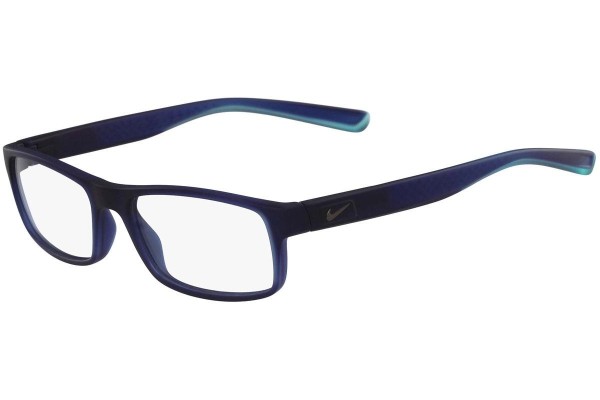Okulary korekcyjne Nike 7 090 411 Prostokątne Niebieskie